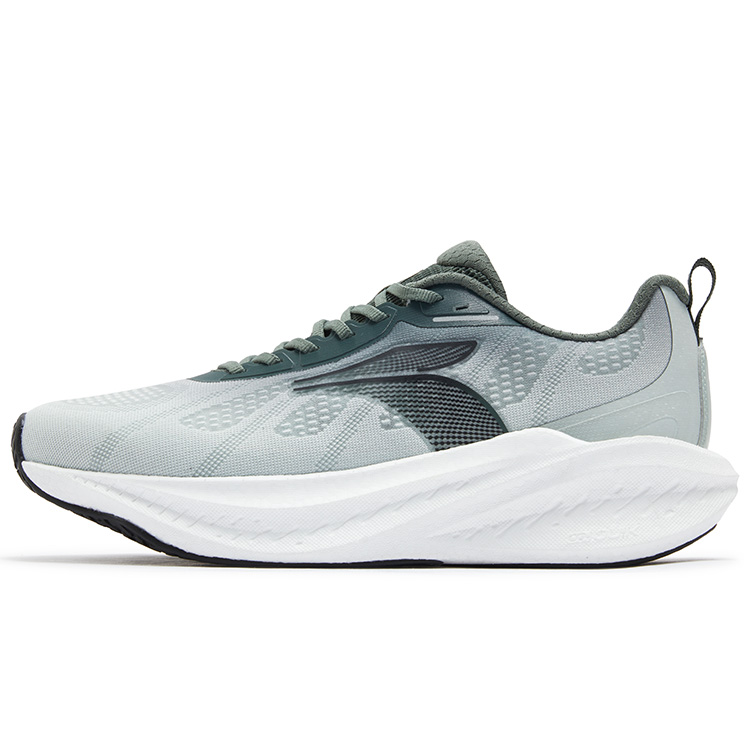 361° Blast Foam 4SE Cushioning Abrasion Resistant Breathable Slip Resistant Low top Running Shoes Men’s Gray Green