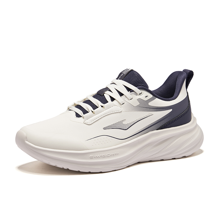 Erke Joyto Treat 2 Cushioning Rebound Low top City Commuting Running Shoes Men’s Microcrystal White Cosmic Blue