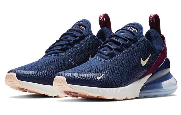 Женские кроссовки Nike Air Max 270 "Blue Void" (синий) — фото 4