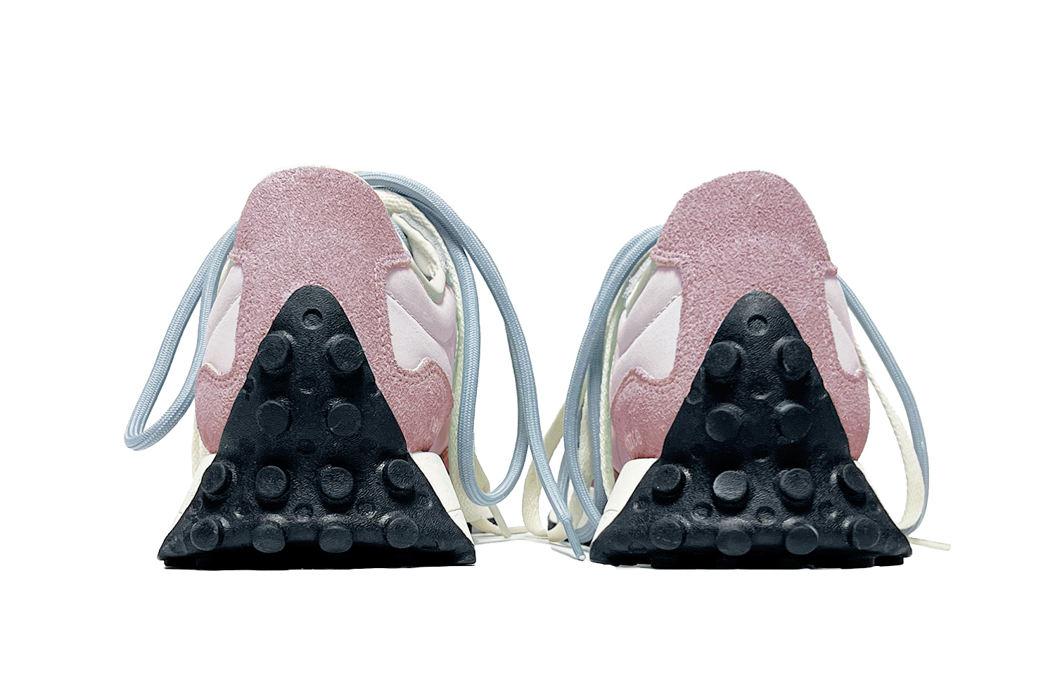 New Balance NB 327 Textile, Synthetic Leather Abrasion Resistant Low top Running Shoes Unisex Pink