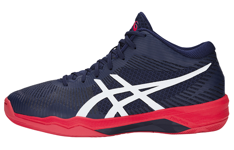 ASICS Gel Volley Elite Comfortable Abrasion Resistant Low top Running Shoes Men's Blue Red