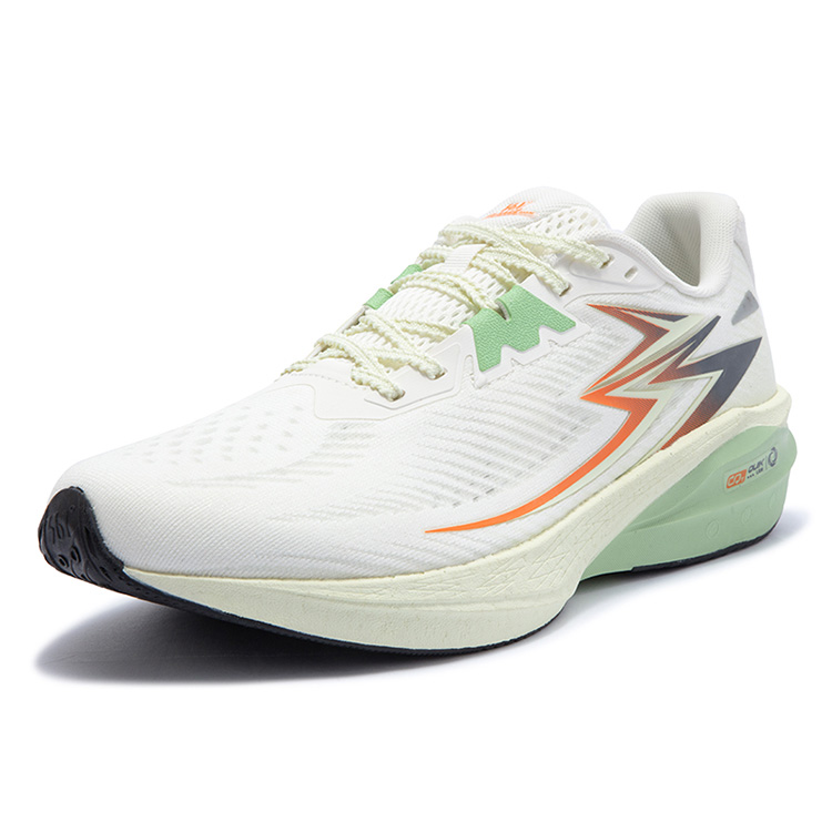 361° Slip Resistant Abrasion Resistant Low top Training Running Shoes Men’s Feather White Melon Green