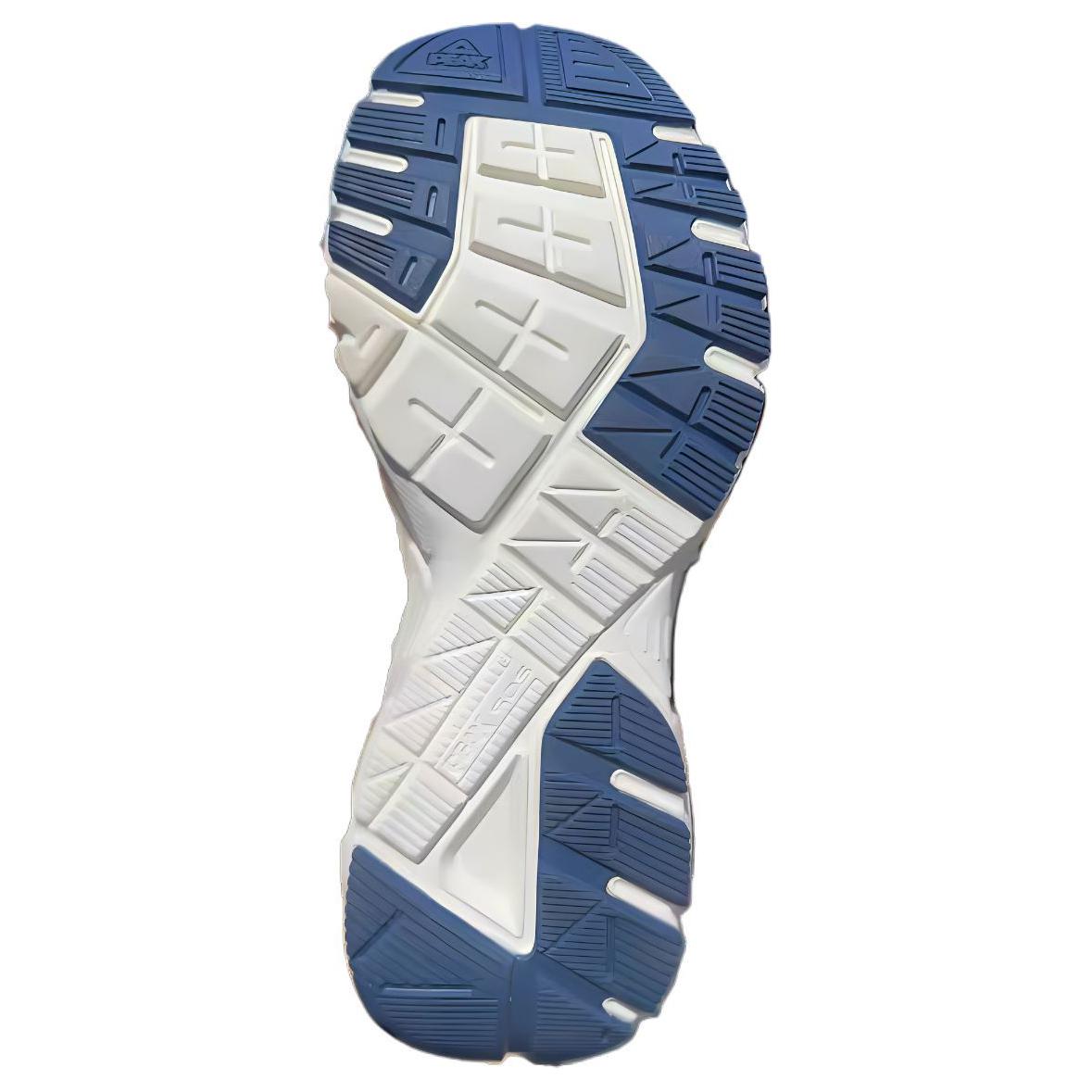 PEAK Comfortable Cushioning, Wear Resistant Low top Casual Running Shoes Men’s White Blue
