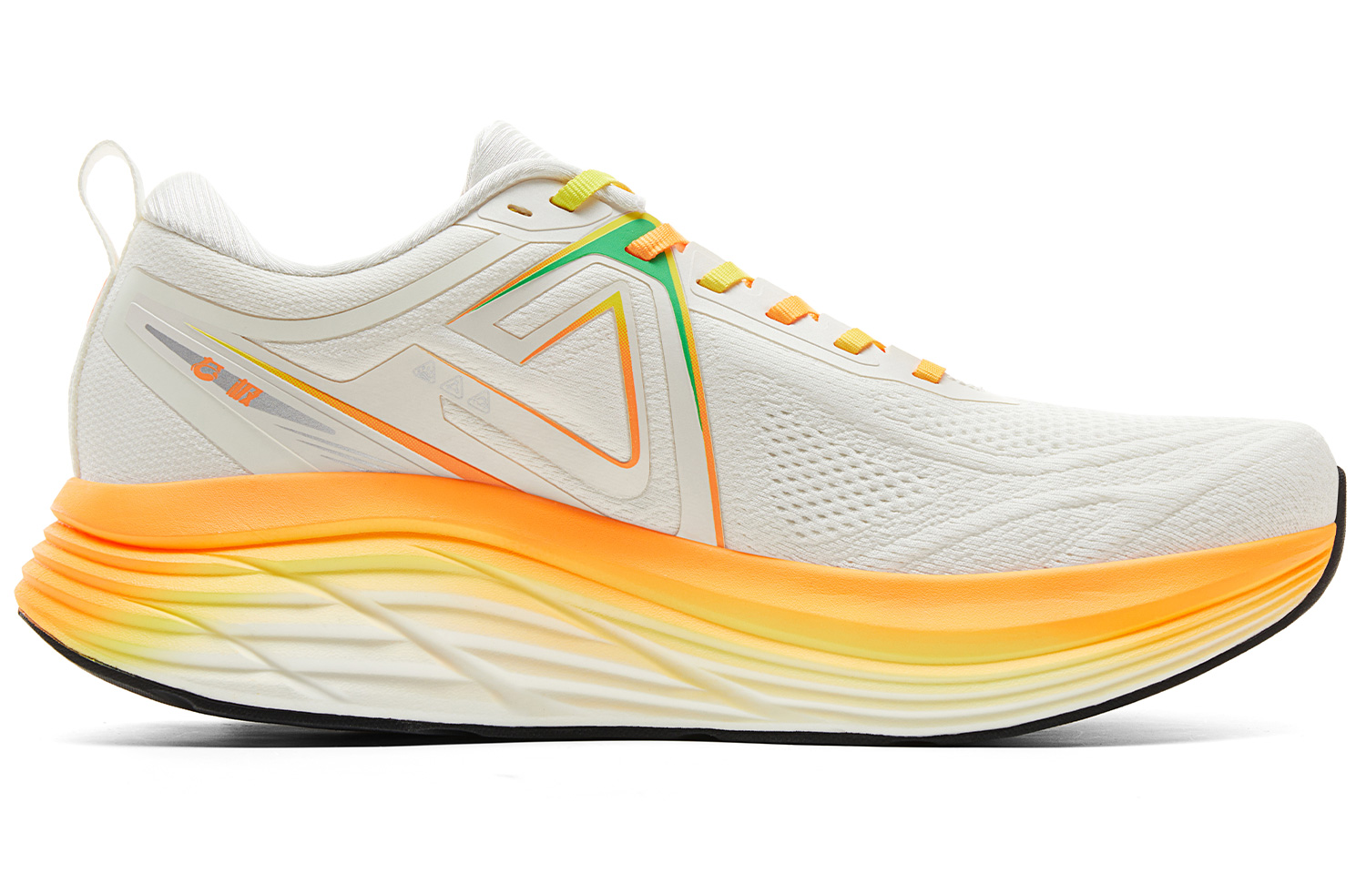 PEAK Running Shoes Men’s Low Top Ivory/Orange