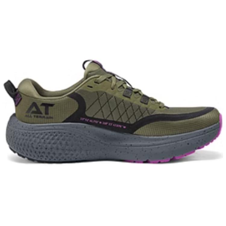 Skechers MEN’S GO Abrasion Resistant Low top Running Shoes Men’s Army Green