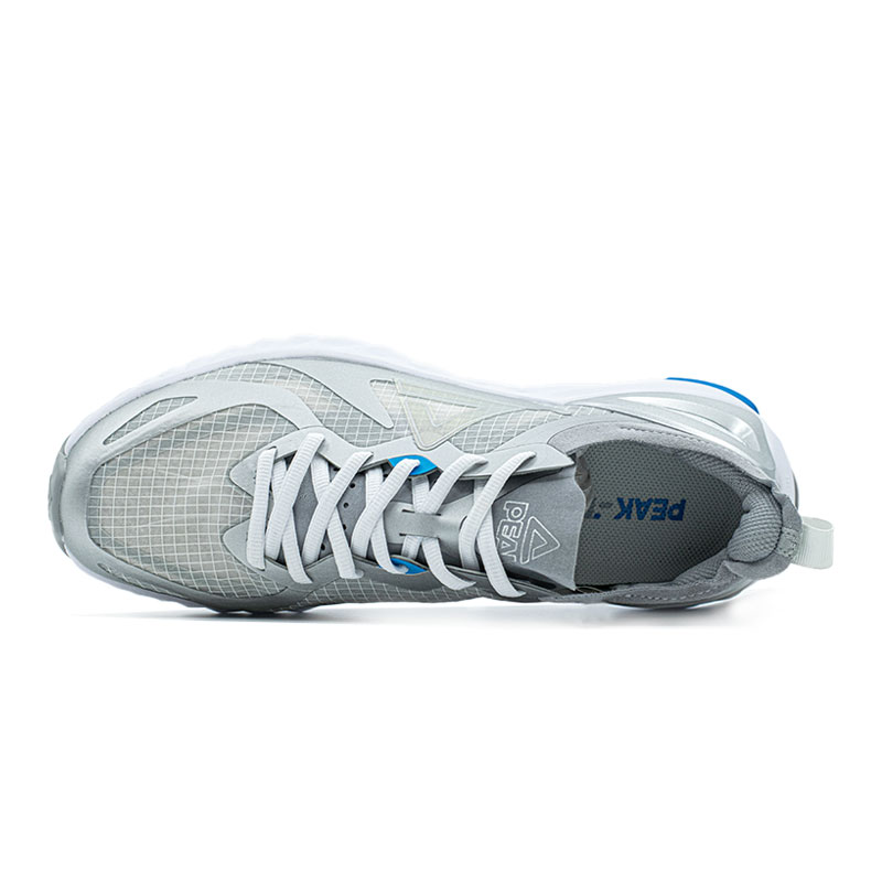 PEAK Tai Ji1.0 Comfortable Breathable Low top Running Shoes Men’s Baymax Silver Lightweight