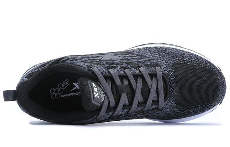 XTEP Cushioning Breathable Low top Running Shoes Men’s Black Gray