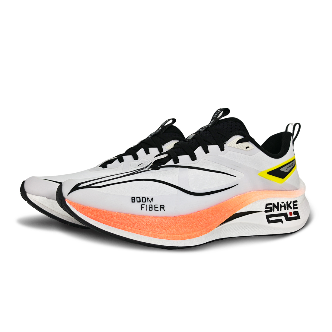 Li Ning Red Hare 7 Pro Slip Resistant, Abrasion Resistant, Breathable Low top Casual Running Shoes Unisex Black White