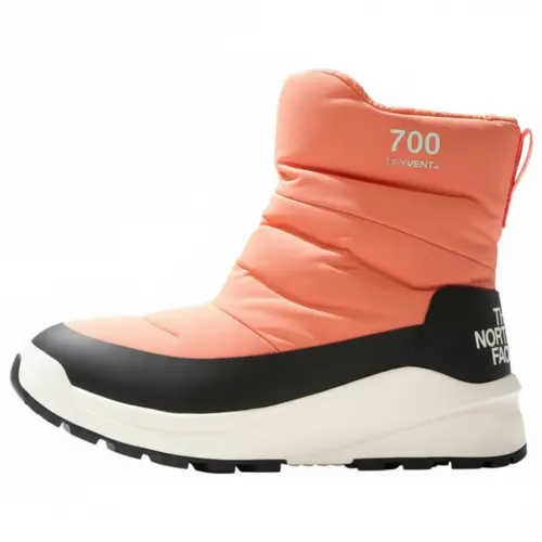 THE NORTH FACE W NUPTSE II Abrasion Resistant Cushioning Short Outdoor Boots Women's Orange
