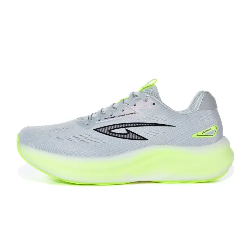 DEERWAY Delhui Yufeng 1.0 High-looking fluorescent for couples Leisure sports 5-10 kilometers Introductory jogging Daily training Comfortable and versatile Ultra-light and breathable Shock-absorbing and wear-resistant One-mold double-density technology Low-cut running shoes Same style for men and women