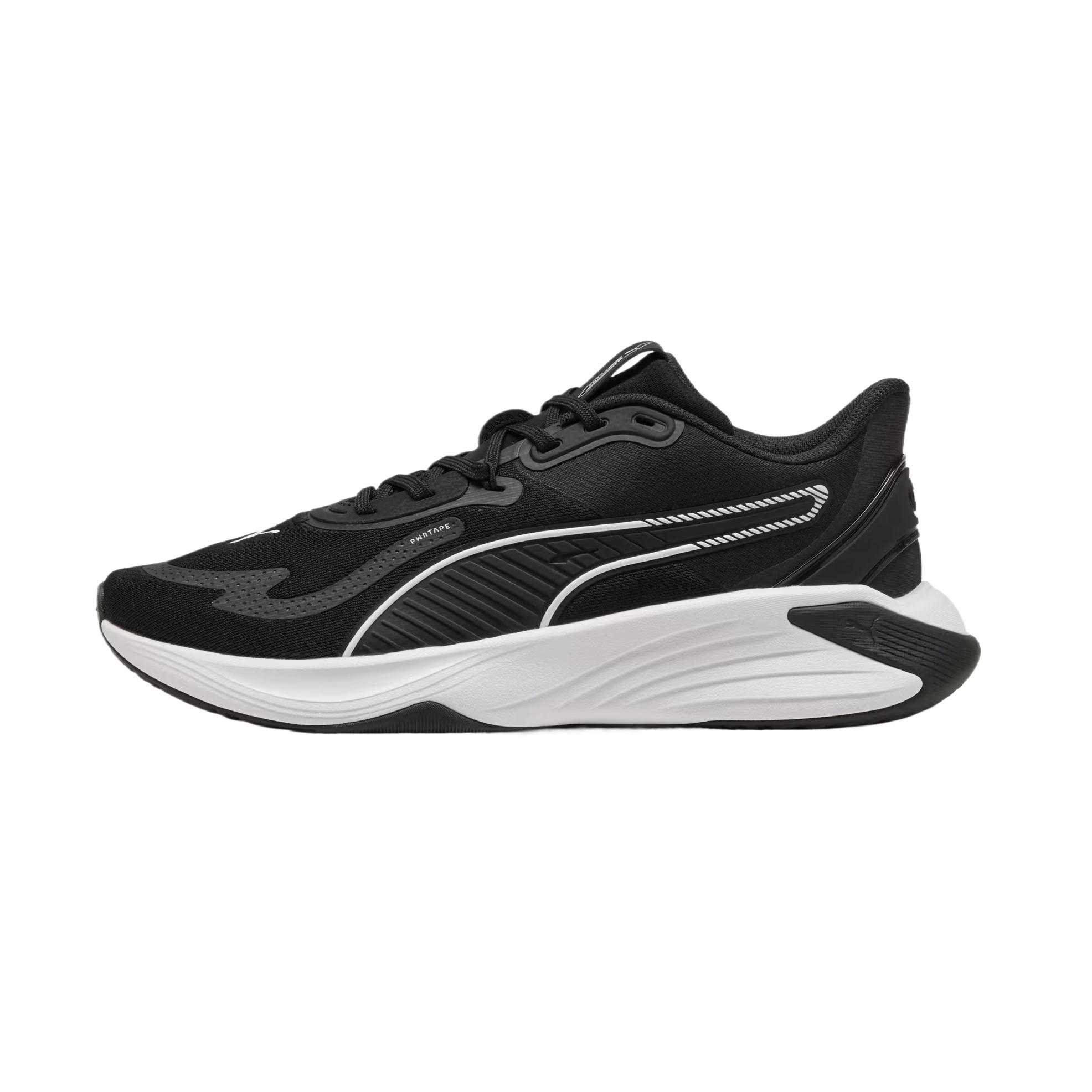 PUMA PWR Hybrid Comfortable Cushioning Low top Running Shoes Men’s Black