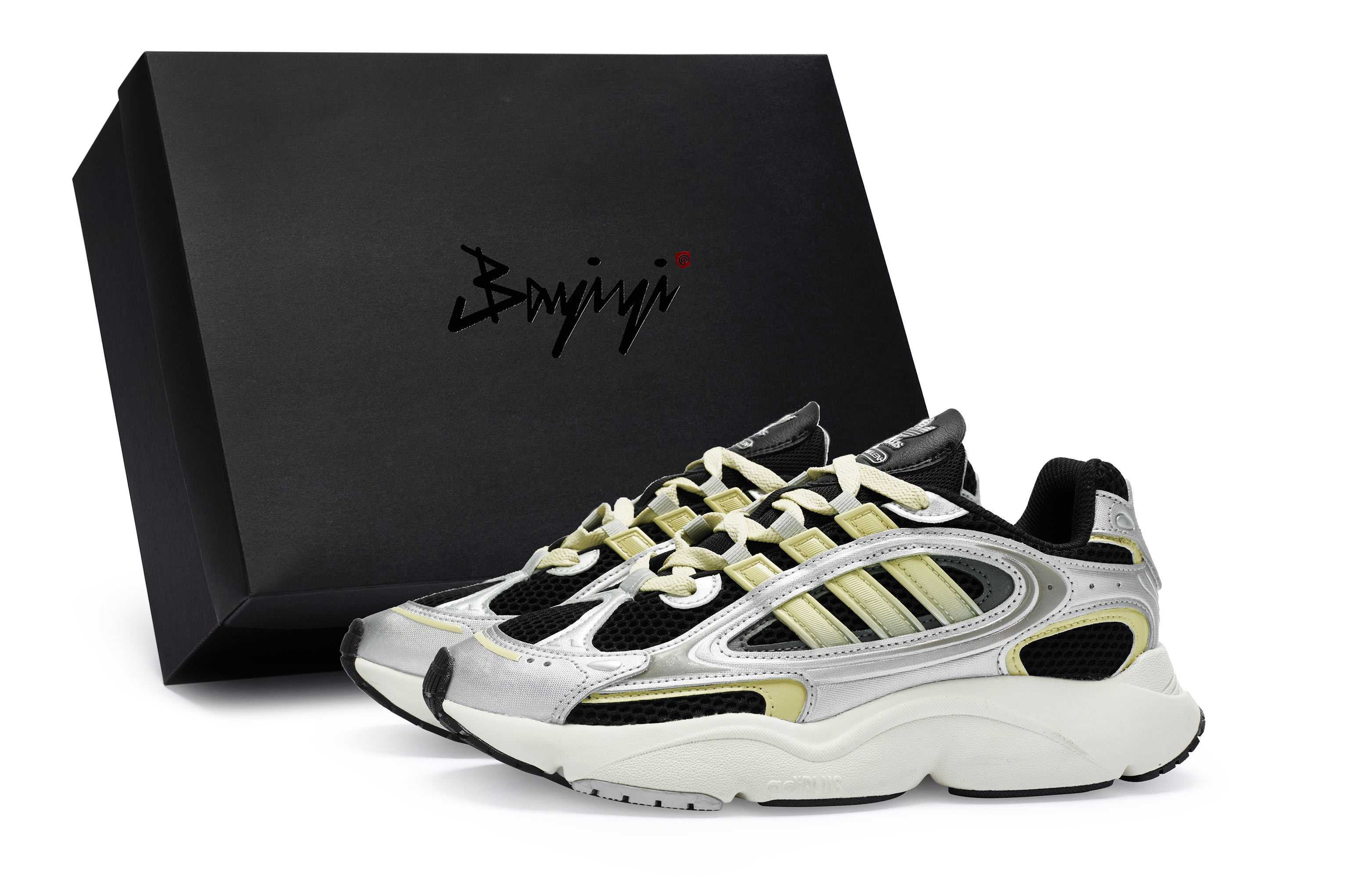 Adidas Originals Ozmillen Mesh Cushioning Slip Resistant Cushioning Slip Resistant Low top Casual Running Shoes Unisex