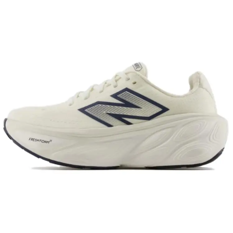 New Balance Fresh Foam X More V5 Low top Casual Training City Commuting Running Shoes Women's Ecru
