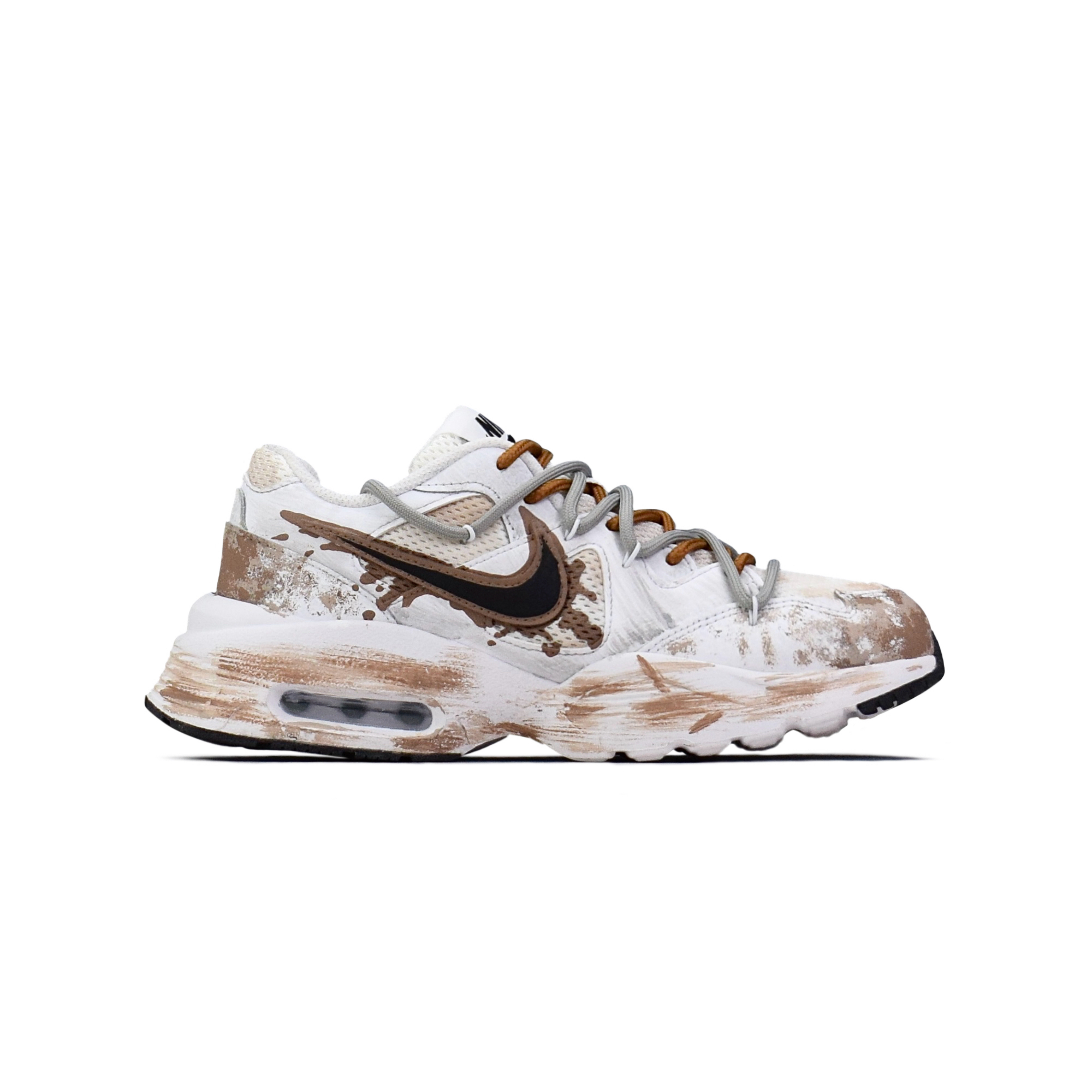 Nike Air Max Fusion Low top Casual City Commuting Running Shoes Women’s Light Brown