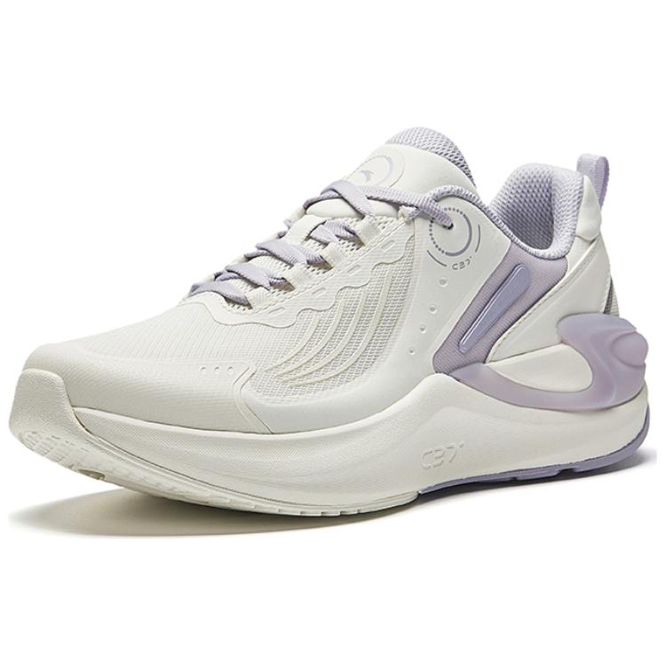 Anta C37+ Textile, Synthetic Leather Low top Running Shoes Women’s White Purple