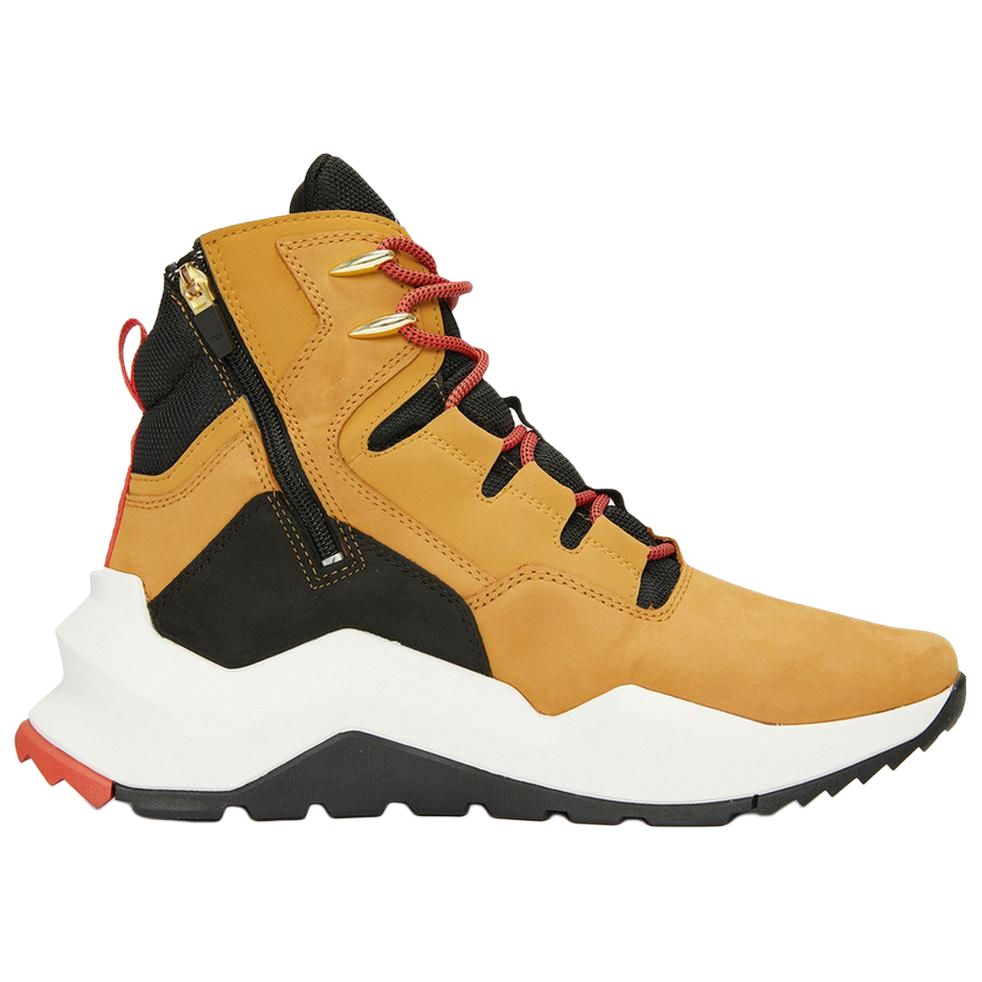 Timberland MADBURY Collection Abrasion Resistant Abrasion Resistant High top Outdoor Shoes Men’s Yellow Black