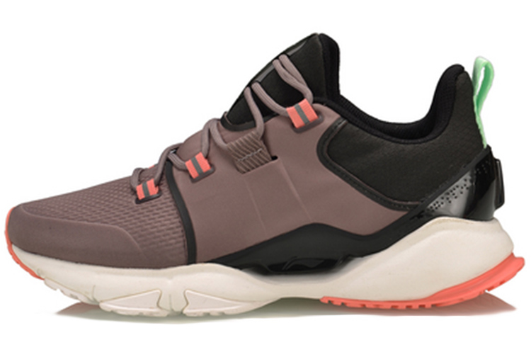 Li Ning Crazy Run X Cushioning Rebound Low top Running Shoes Women's Eggplant Skin Purple