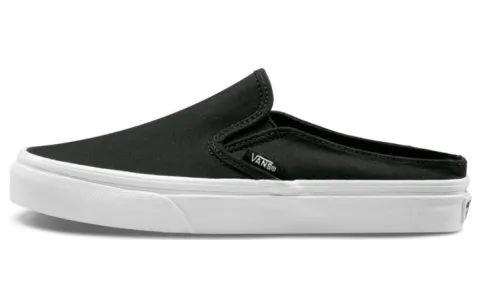 Vans Slip on Rubber Sole Closed Toe Slippers Unisex Black