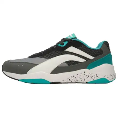 Li Ning Running Shoes Men's Low Top Gray/Green/Blue