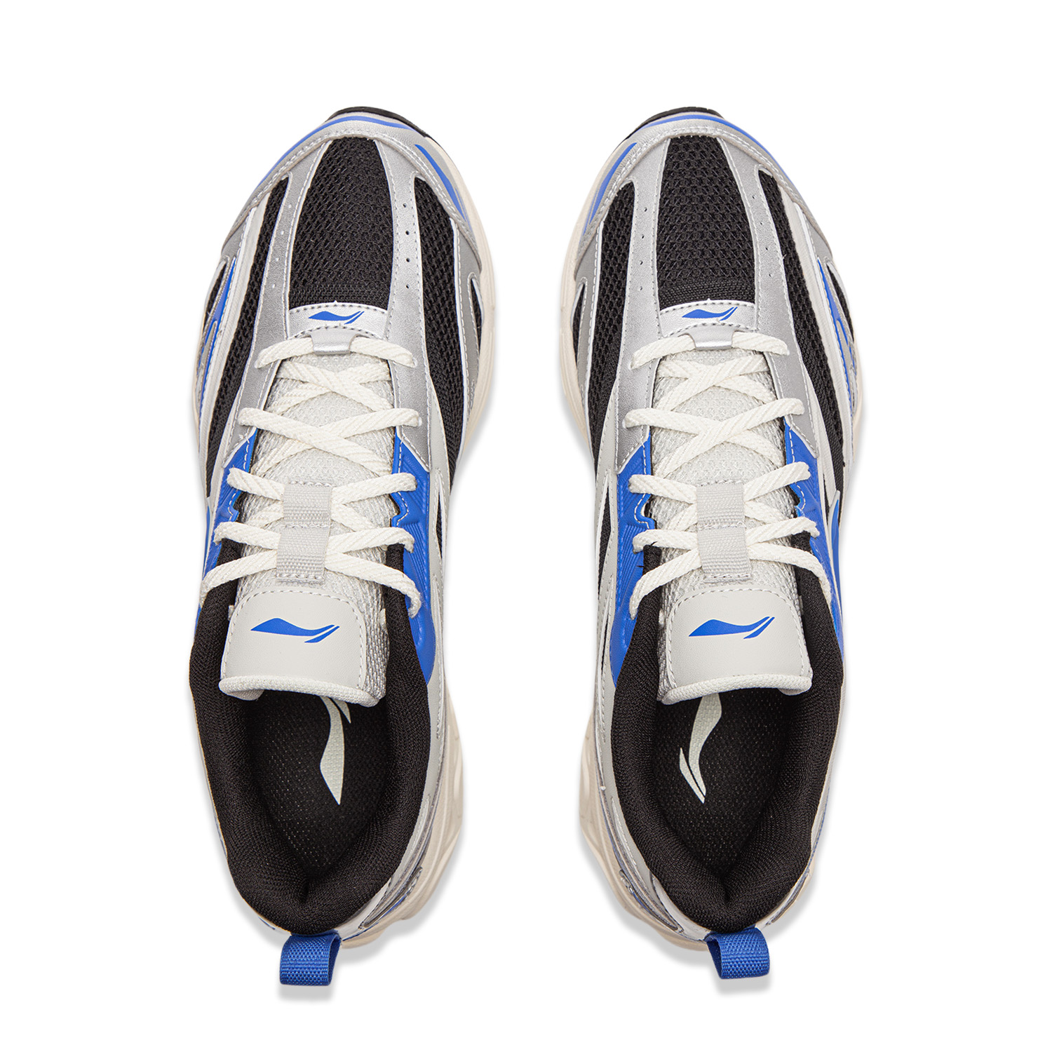 Li Ning Fuyao 2.0 V2 Low top Casual Long Distance Running Sprint Running Shoes Men’s Blue Silver Black