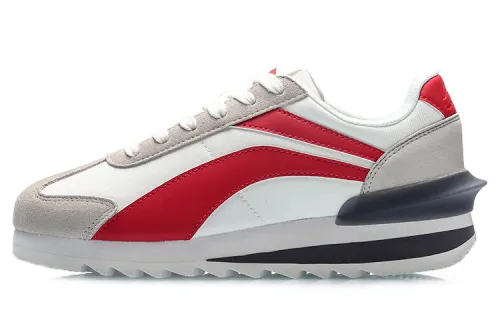 Li Ning Running Shoes Women's Low Top White/Red/Gray