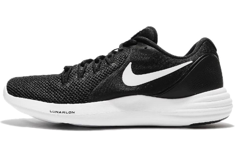 Мужские кроссовки Nike Lunar Apparent (черно-белые) — фото 1
