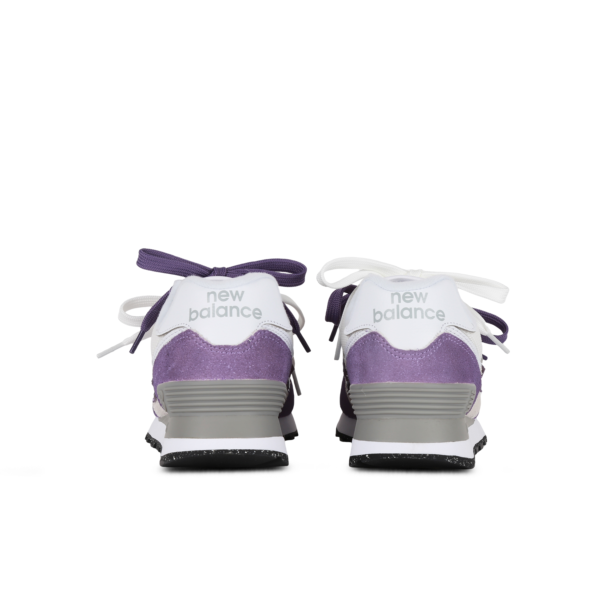 New Balance NB 574 Textile, Split Suede Cushioning, Wear Resistant Low top City Commuting Running Shoes Unisex Purple