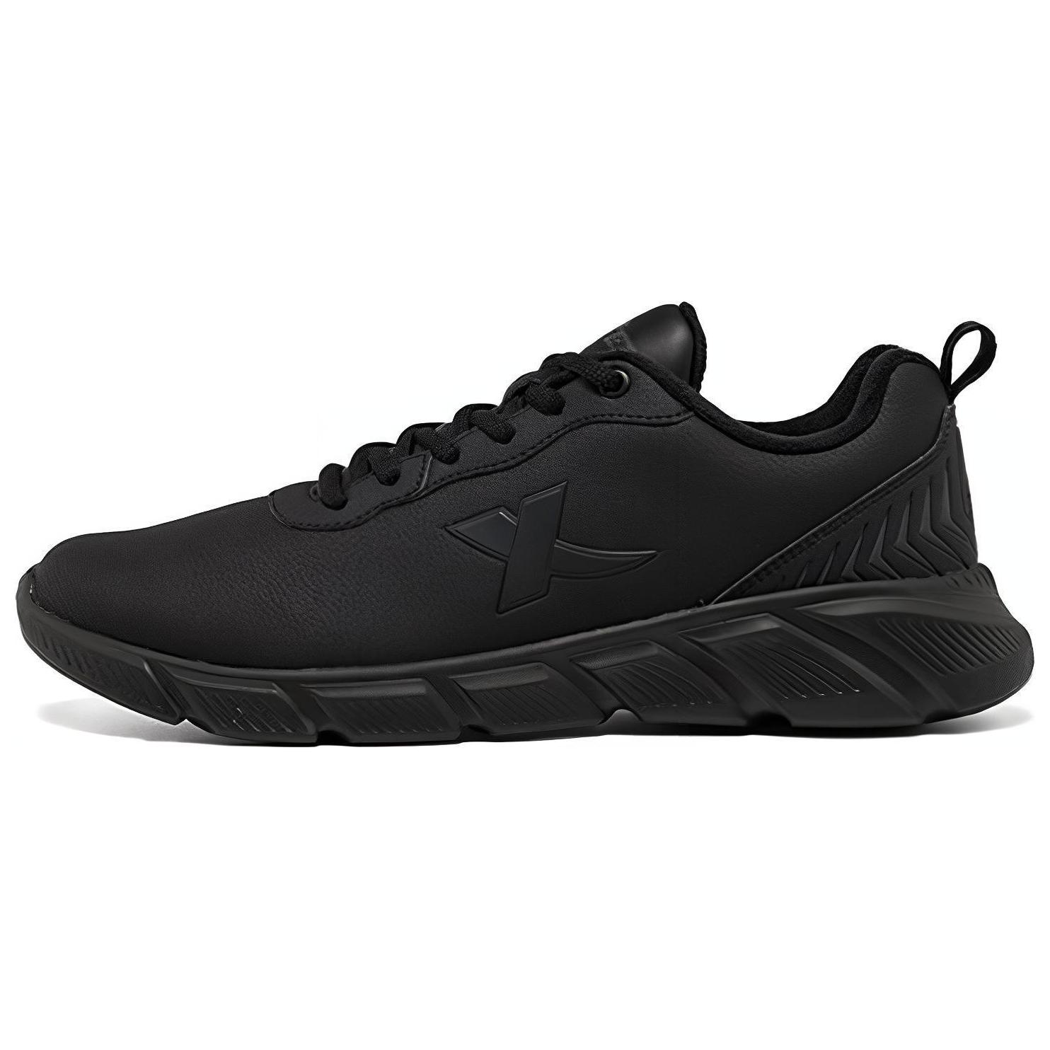 XTEP Cushioning Slip Resistant Abrasion Resistant Lightweight Low top Running Shoes Men’s Black