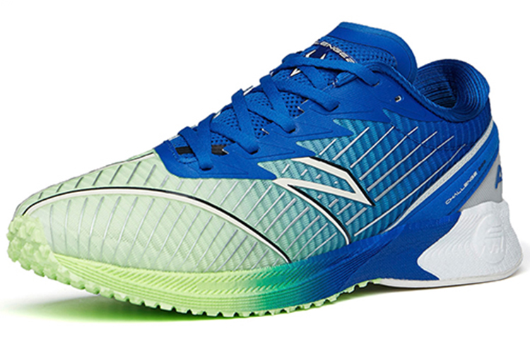 Anta Abrasion Resistant Abrasion Resistant Low top Running Shoes Men’s Green Blue White