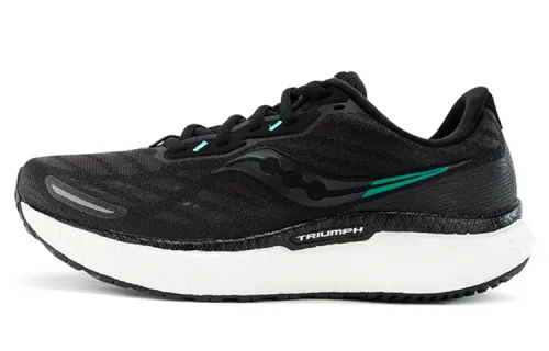 saucony Women's Triumph 19 Wide 'Black White'