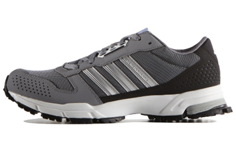 Adidas Marathon 10 TR Low top Running Shoes Men's Gray Silver White