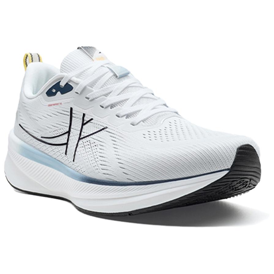 XTEP 6.0 Speed Cushioning Breathable Lightweight Low top Sprint Running Shoes Men’s White