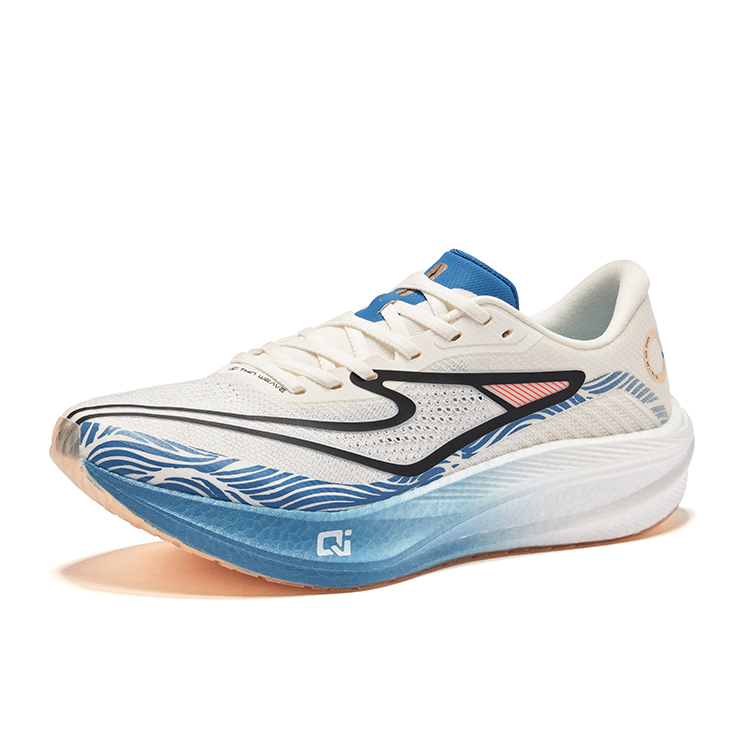 Erke Dust 3.0 Qi Technology Cushioning Rebound Low top Training Sprint Racing Running Shoes Men’s Ocean Silk Colorway