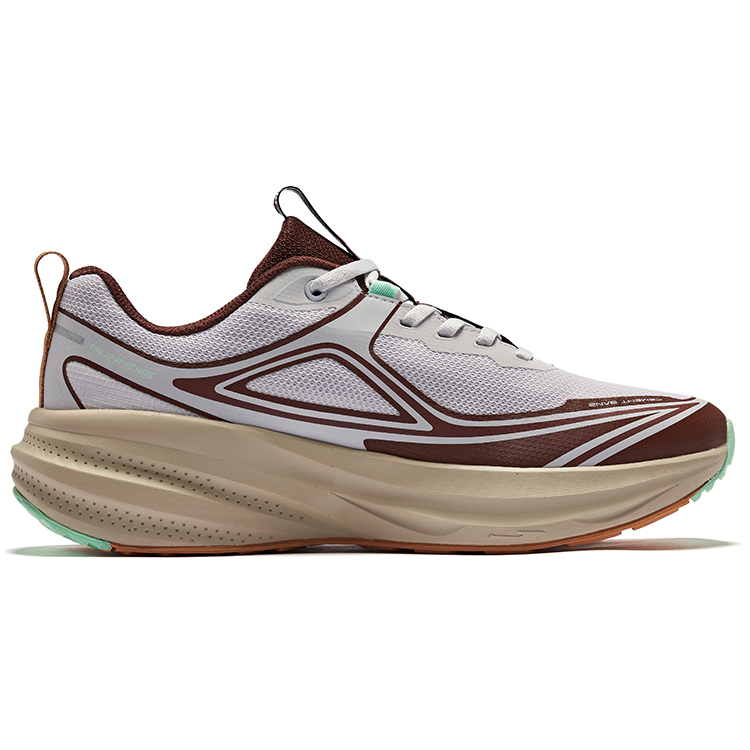Erke Cushioning, Wear Resistant Low top Running Shoes Men’s Mist Gray Mocha