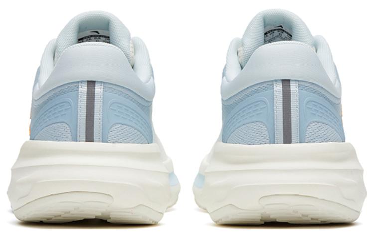 Anta LingFeng Fabric Cushioning Abrasion Resistant Rebound Low top Running Shoes Men’s White Blue