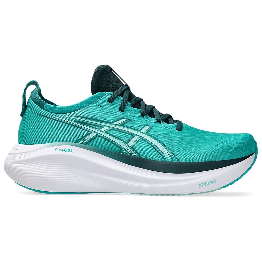 ASICS Gel Nimbus 27 Wave Teal Saxon Green