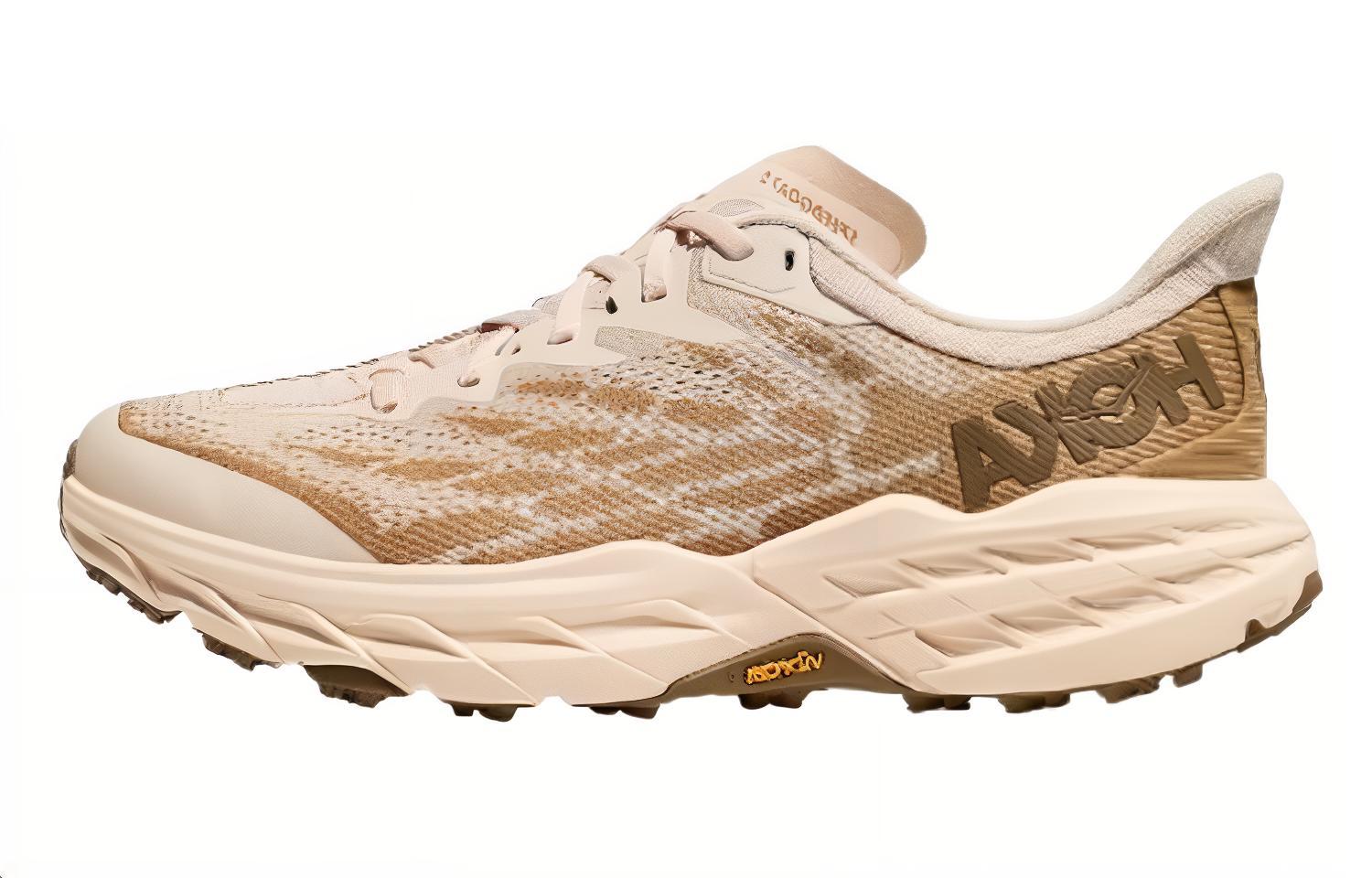 Мужские кроссовки HOKA Speedgoat 5 (- бежево-коричневые)