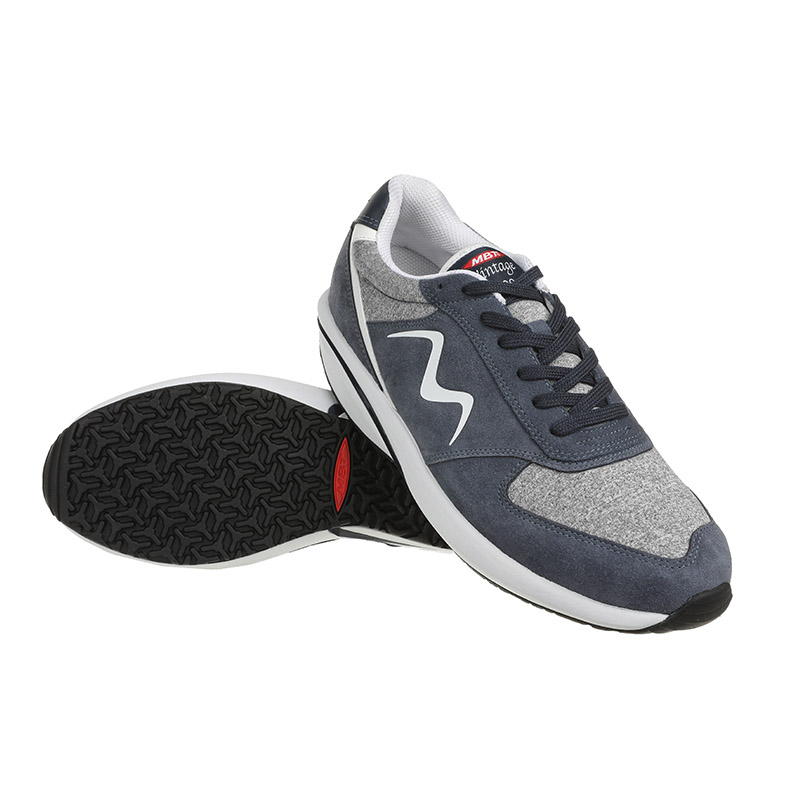 MBT Outdoor Shoes Men’s Low Top Dark Blue/Light Gray