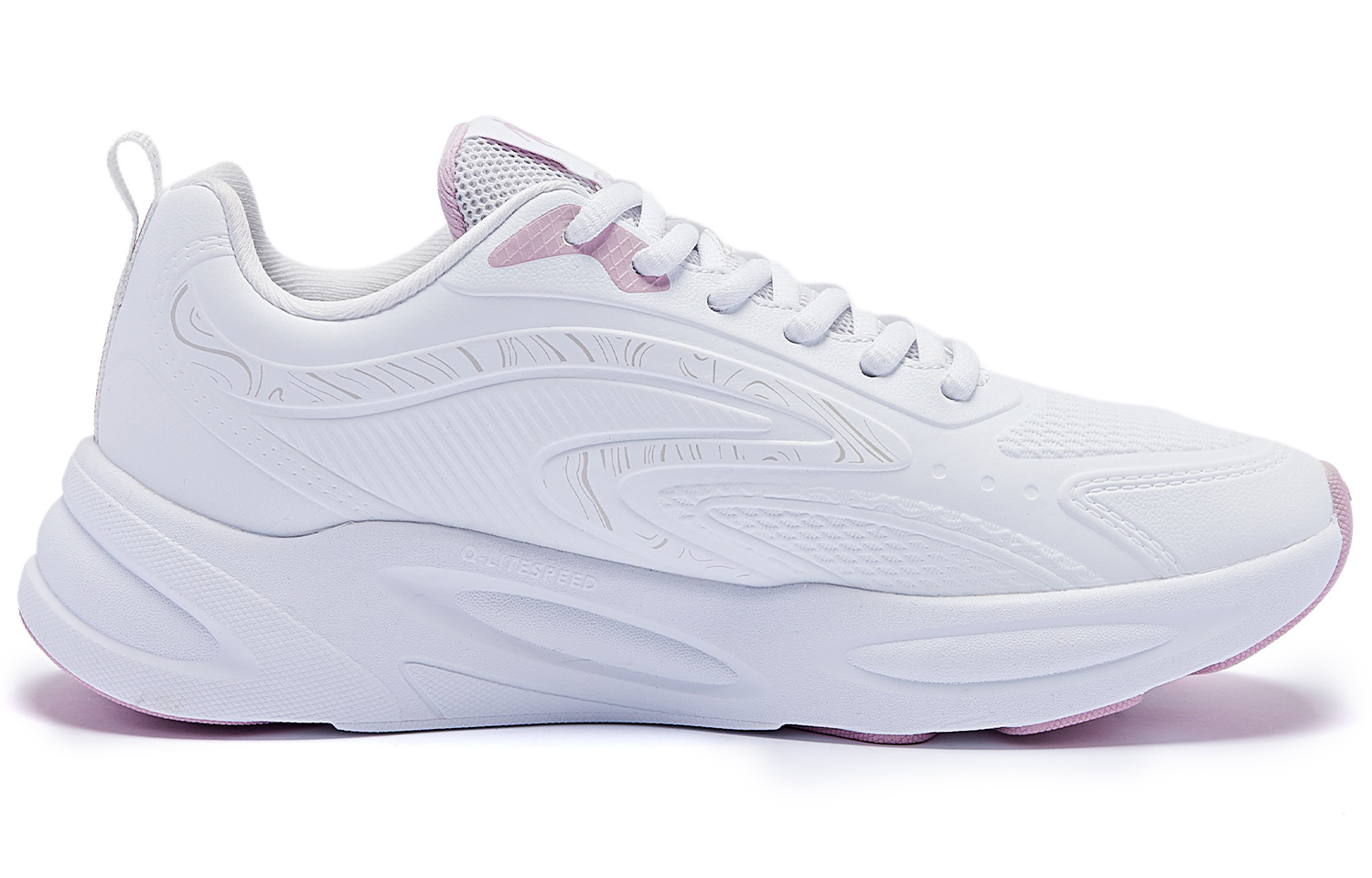 QIAODAN Low top Running Shoes Women’s White Purple