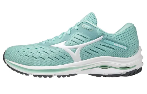 Mizuno Wave Rider 24 Running Shoes Women's Low Top Green/White
