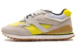 Li Ning Cushioning Slip Resistant Abrasion Resistant Lightweight Low top Running Shoes Women's Dark Yellow