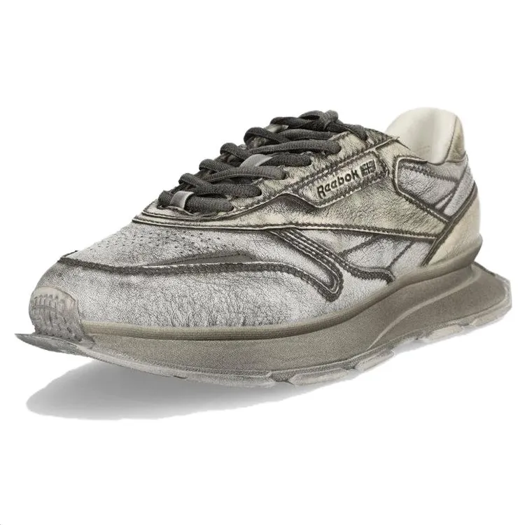 Reebok Low top Running Shoes Unisex Gray Green