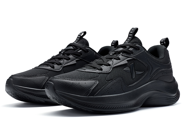 XTEP Slip Resistant Abrasion Resistant Low top Running Shoes Women’s Black