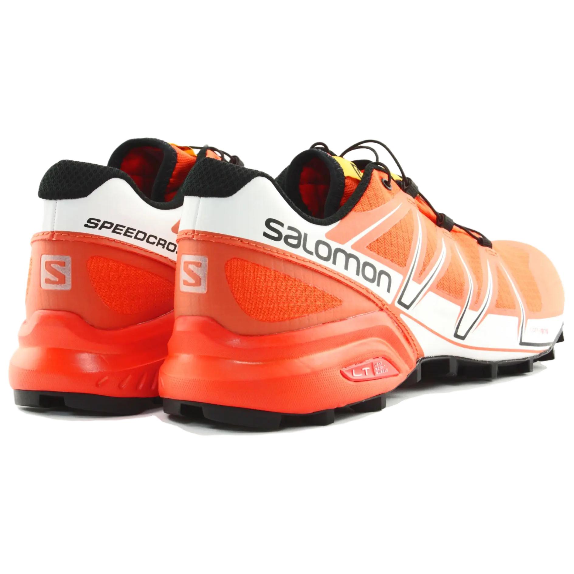 SALOMON SPEEDCROSS PRO Abrasion Resistant Low top Running Shoes Men’s Orange White