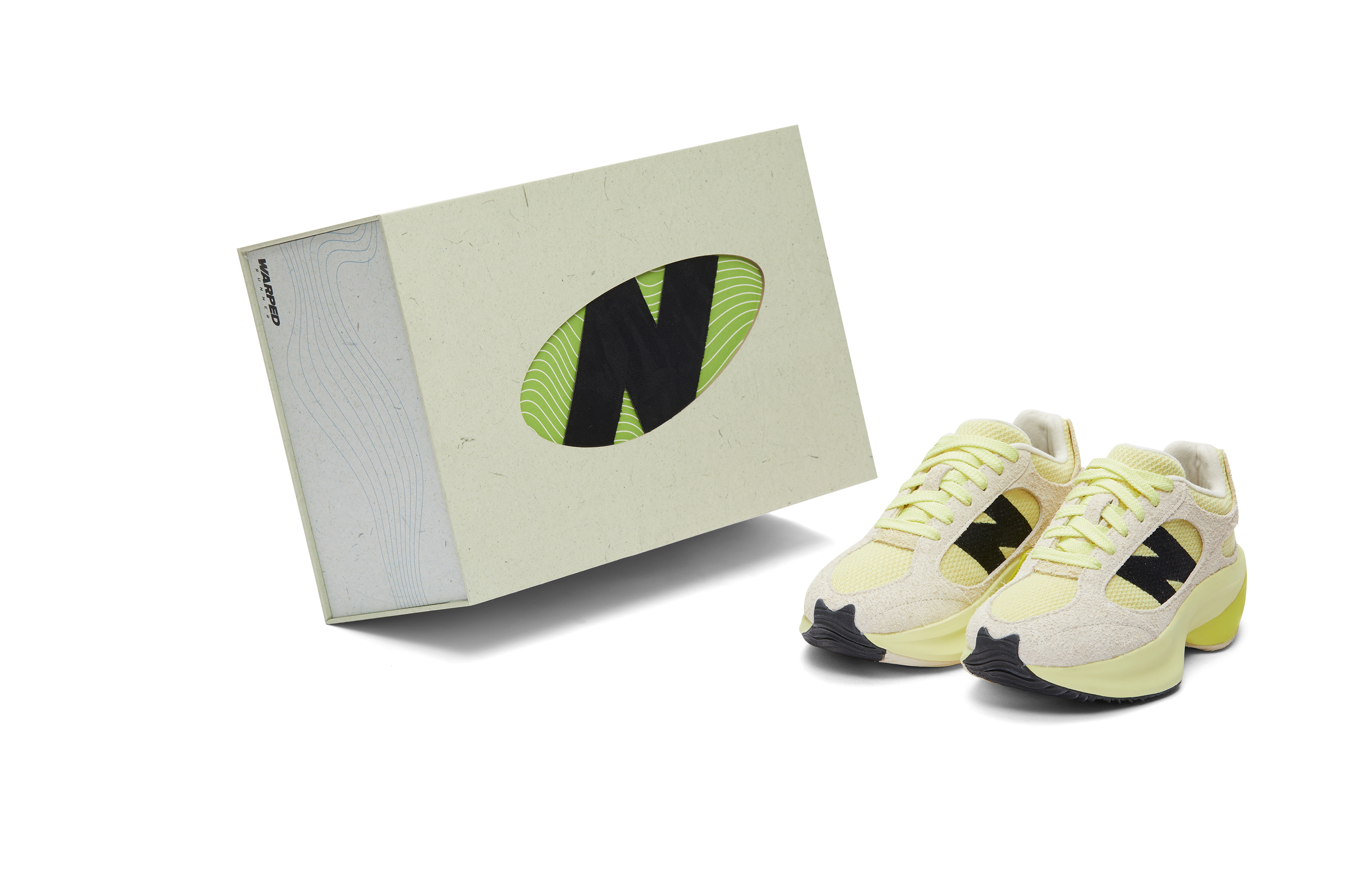 New Balance Wrpd Runner Low top Casual Running Shoes Unisex Yellow Black Leap Light Set