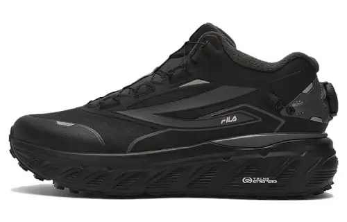 FILA BOA EXPLORER Textile, TPU Fleece Cushioning, Wear Resistant Low top Outdoor Shoes Men's Black