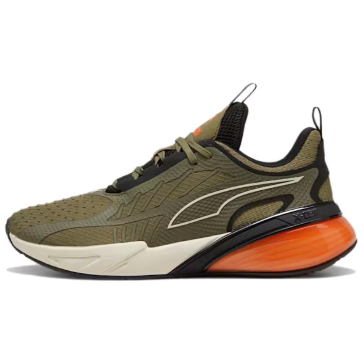 PUMA X Cell Slip Resistant Abrasion Resistant Low top Running Shoes Unisex Green