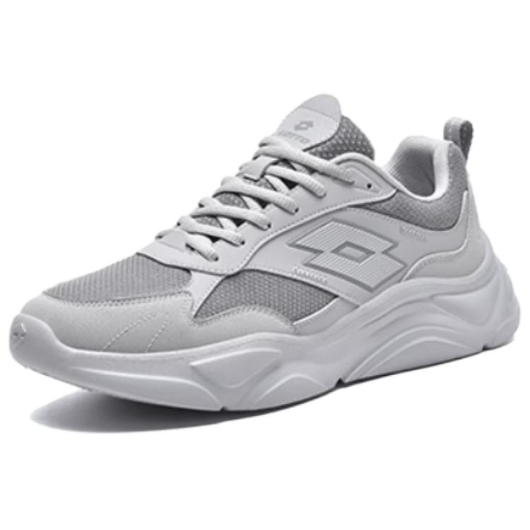 LOTTO Slip Resistant Abrasion Resistant Slip Resistant Abrasion Resistant Low top Running Shoes Unisex Gray