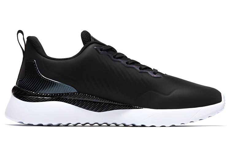 XTEP Synthetic Leather Breathable And Wear resistant Low top Running Shoes Women’s Black