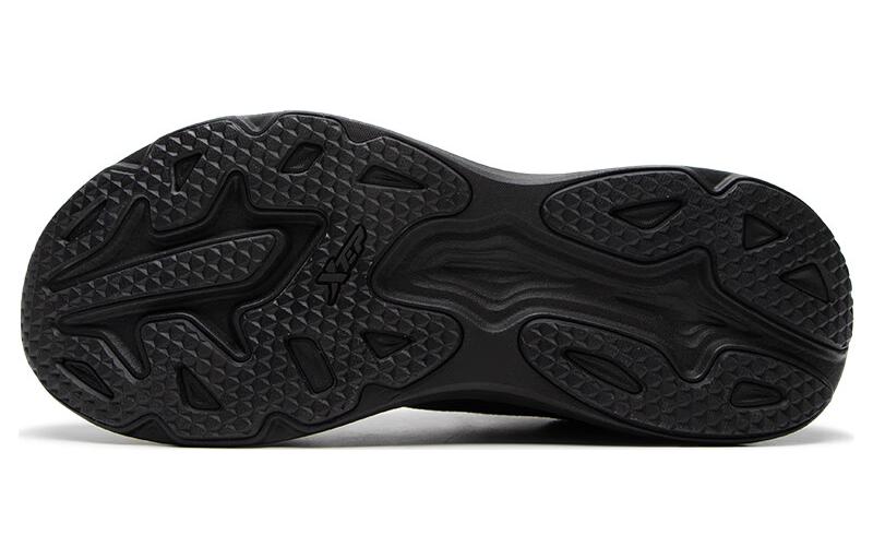 XTEP Comfortable Cushioning Abrasion Resistant Cushioning, Wear Resistant Low top Running Shoes Men’s Black